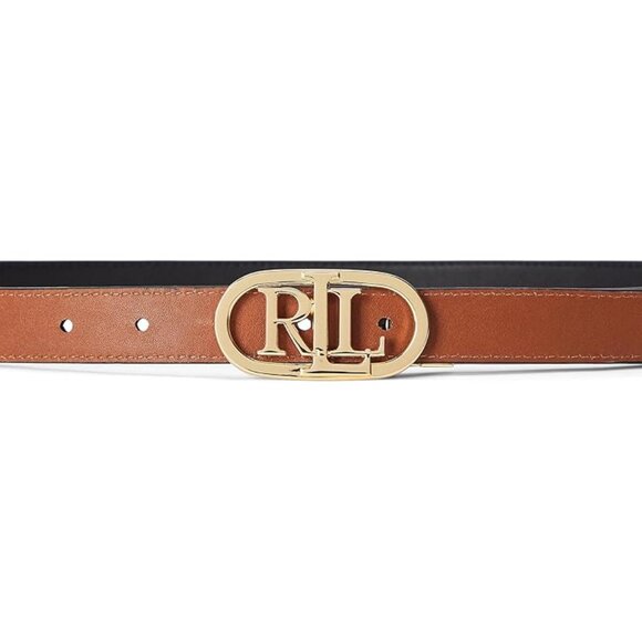 Natural Smooth/Natural Smooth Oval Reversible 25 Belt Skinny